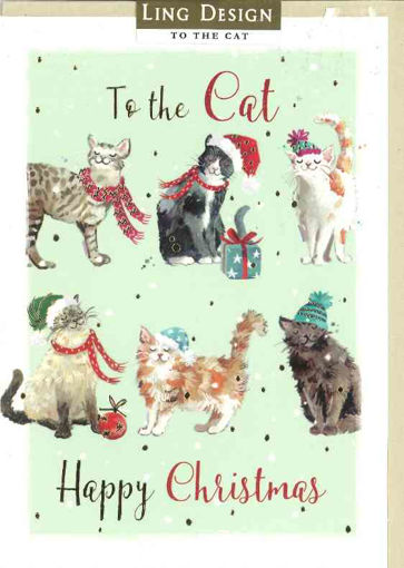 Picture of TO THE CAT HAPPY CHRISTMAS CARD